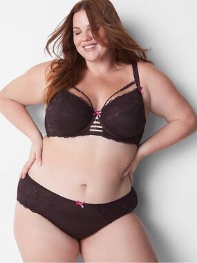 Lane Bryant Cacique Unlined Curvy Balconette Bra 40DD